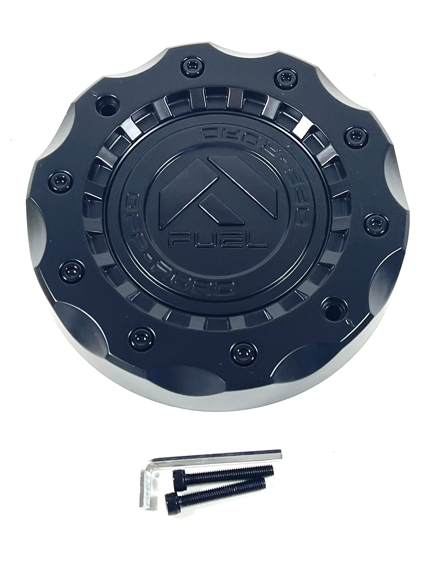 Fuel Off-Road Wheels Black Wheel Center Cap # 1005-92BLD - for 5/6L D723 Militia D725 Militia (4 CAPS)