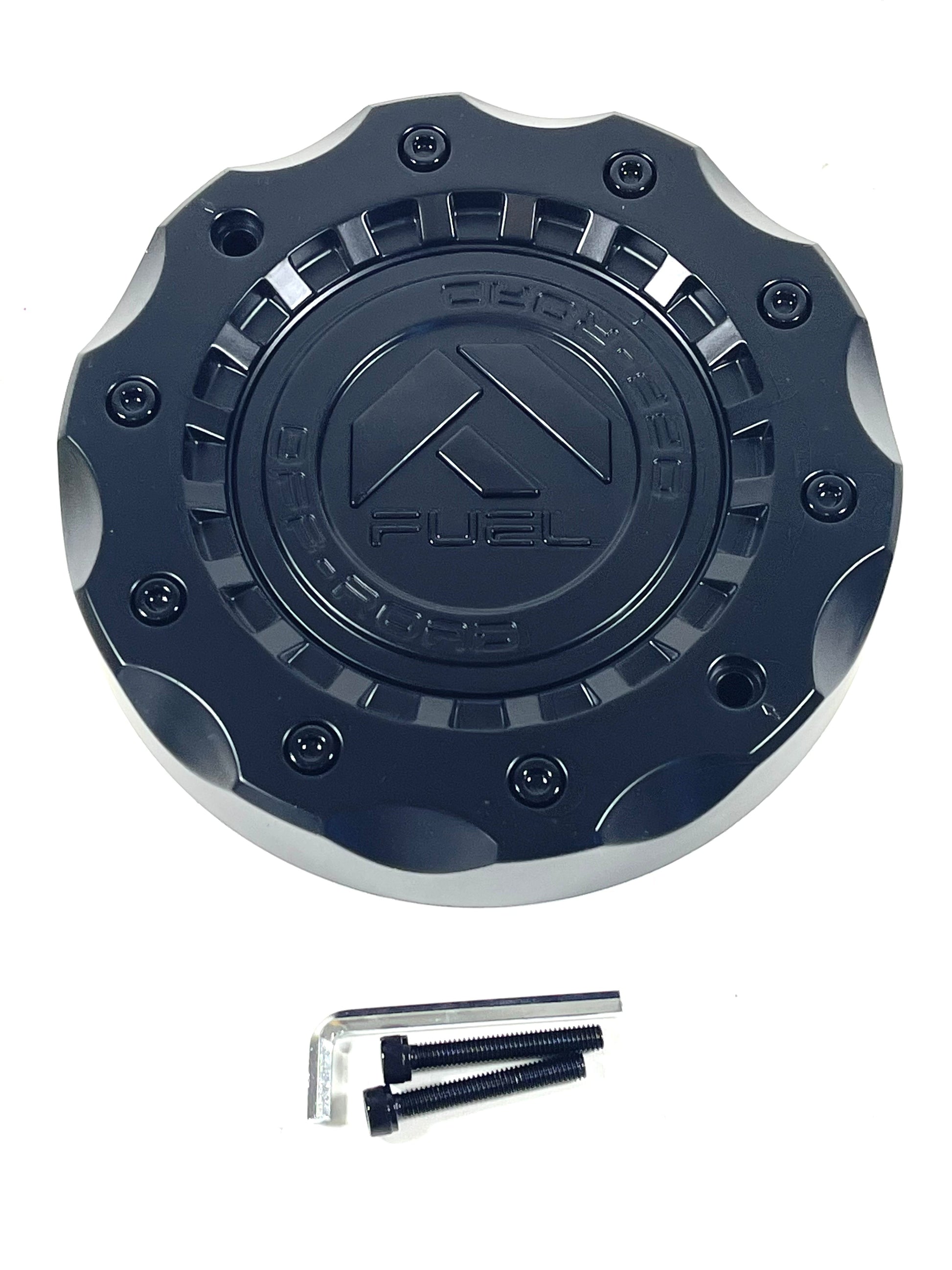 Fuel Off-Road Wheels Black Wheel Center Cap # 1005-92BLD - for 5/6L D723 Militia D725 Militia (4 CAPS)