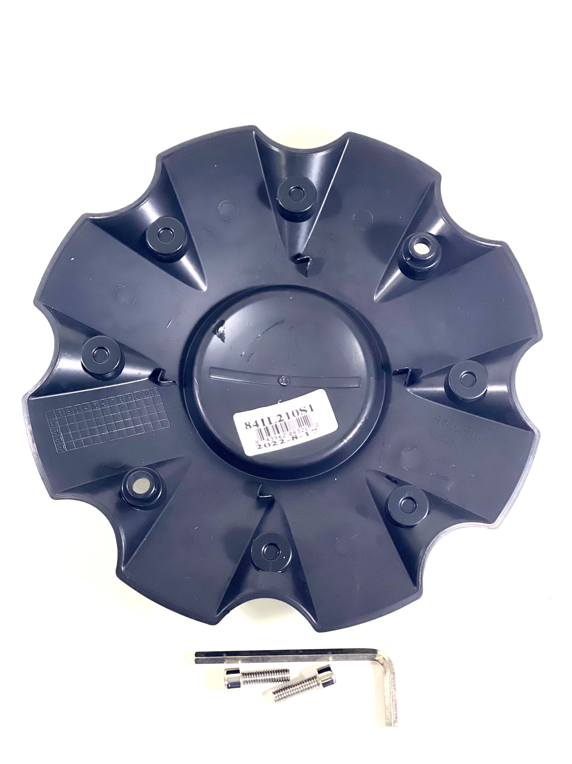 KMC KM651 Slide Gloss Black Rim Wheel Center Hub Cap # 841L210S1 / S1904-04 (1 CAP)