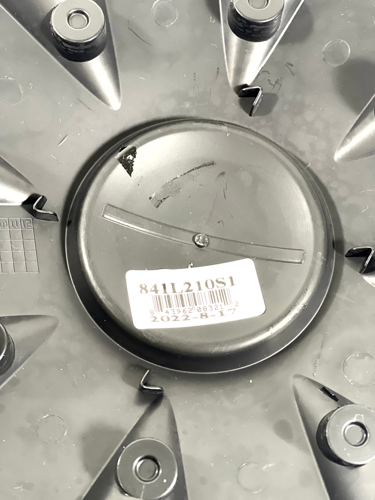 KMC KM651 Slide Gloss Black Rim Wheel Center Hub Cap # 841L210S1 / S1904-04 (1 CAP)
