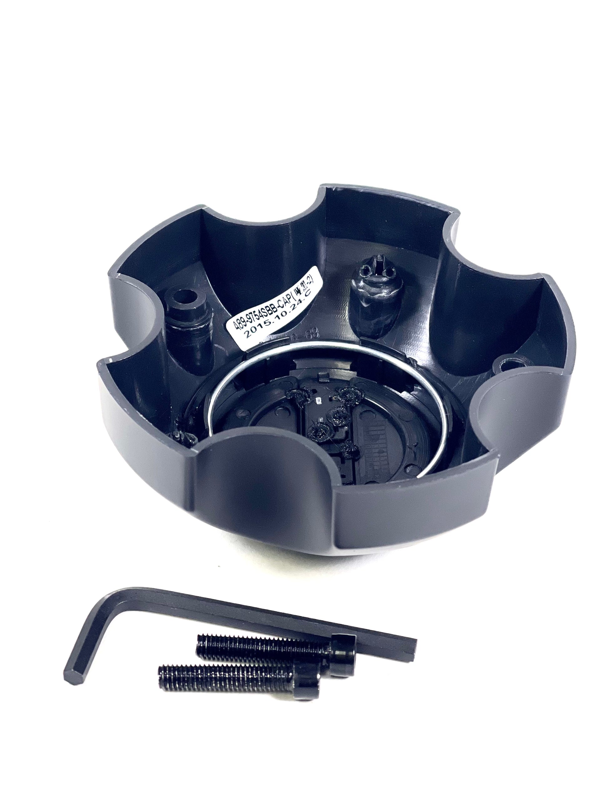 ULTRA Wheels Matte Black Wheel Center Cap # 89-9754SBB / 89-9754 (1 CAP)