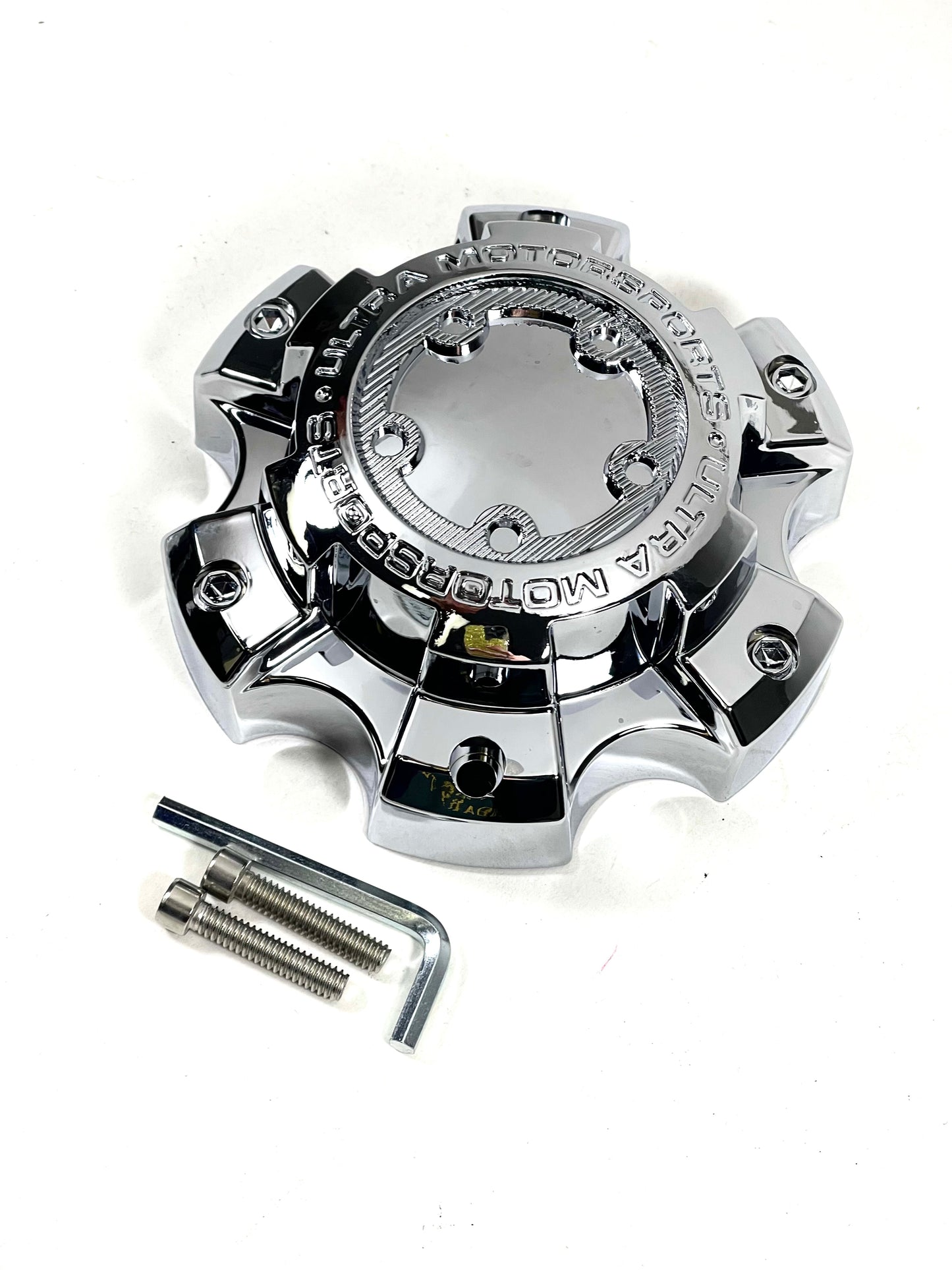 Ultra Motorsports # 89-9865 Chrome Wheel Hub Center Cap Rim 6 Lug 6X5.5 (1 CAP)