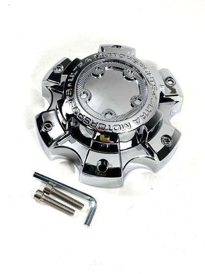 Ultra Motorsports # 89-9865 Chrome Wheel Hub Center Cap Rim 6 Lug 6X5.5 (4 CAPS)