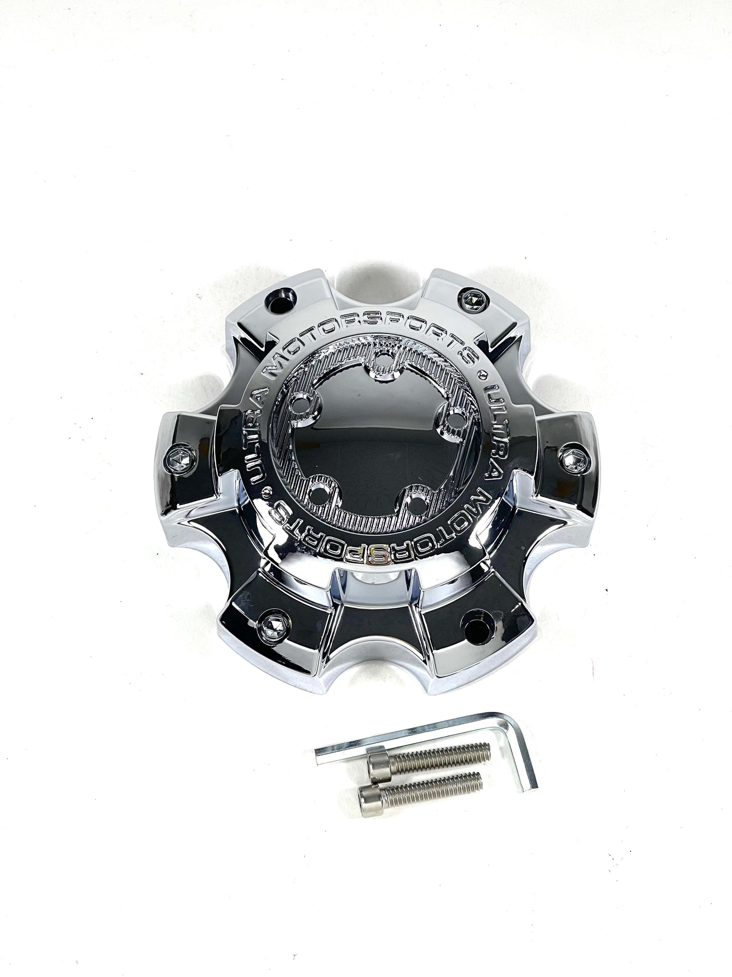 Ultra Motorsports # 89-9865 Chrome Wheel Hub Center Cap Rim 6 Lug 6X5.5 (1 CAP)