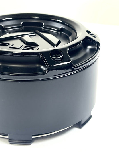 Fuel Off-Road Gloss Black Black logo Wheel Center Cap 1005-49GBLD SNAP IN NEW (4 CAPS)