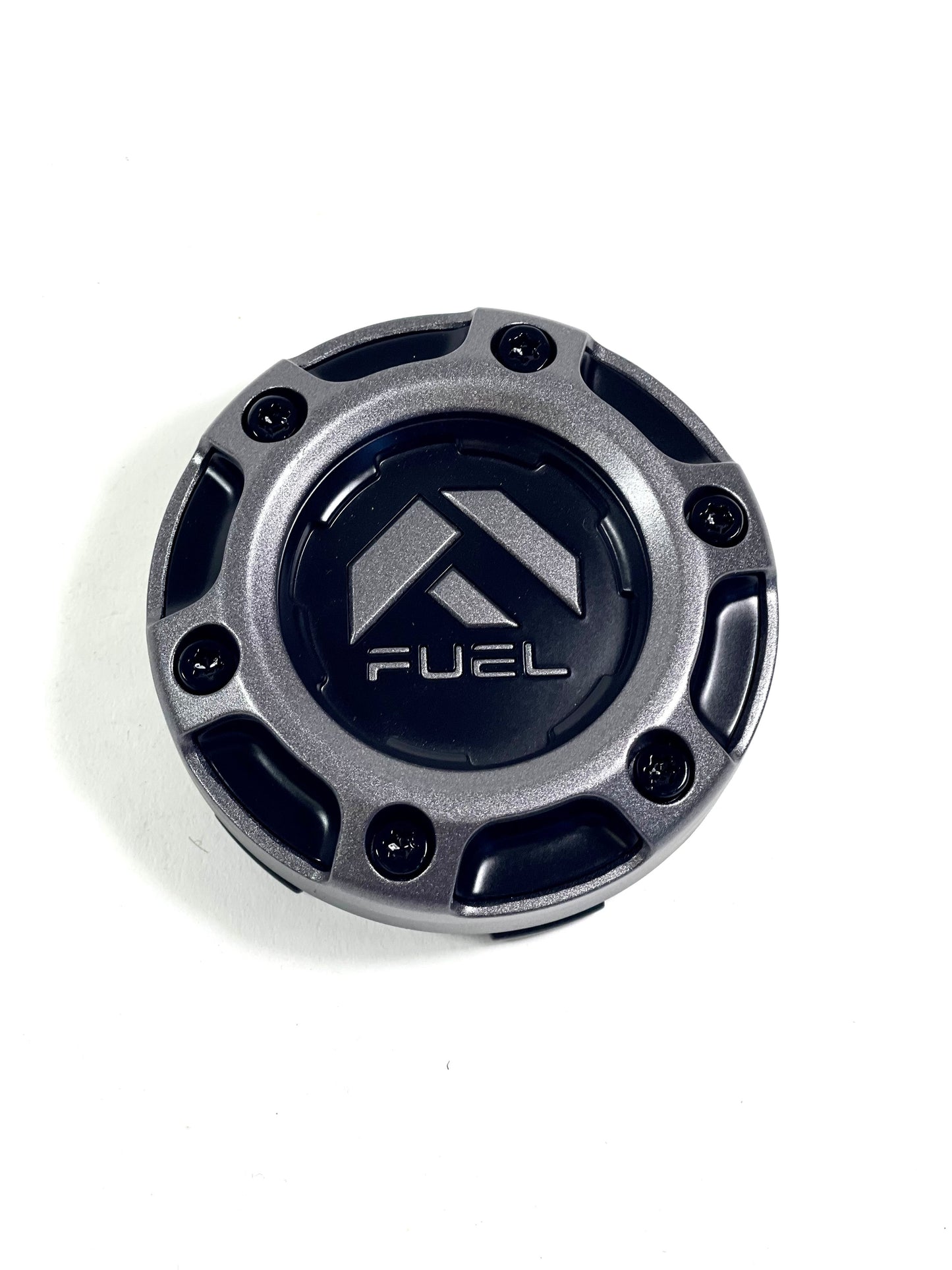 Fuel Wheels Gloss / Black Rivets Center Cap # 1004-68GD (1 CAP) 5 / 6 LUG