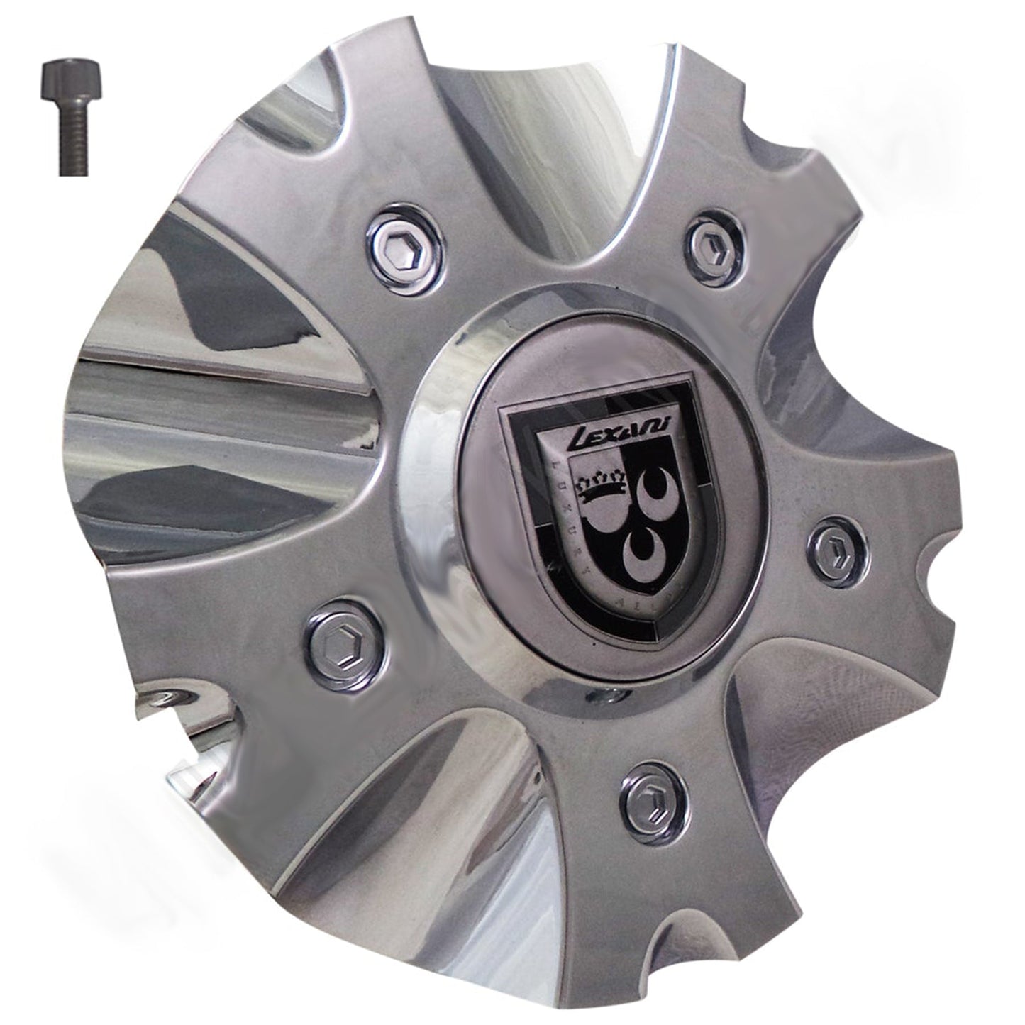 Lexani Wheels Chrome Custom Wheel Center Cap 'PYRO' # PD-CAPSX-PCA724 (1 CAP)