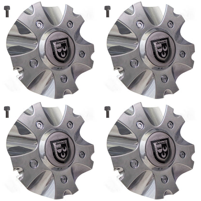 Lexani Wheels Chrome Custom Wheel Center Cap 'PYRO' # PD-CAPSX-PCA724 (4 CAPS)