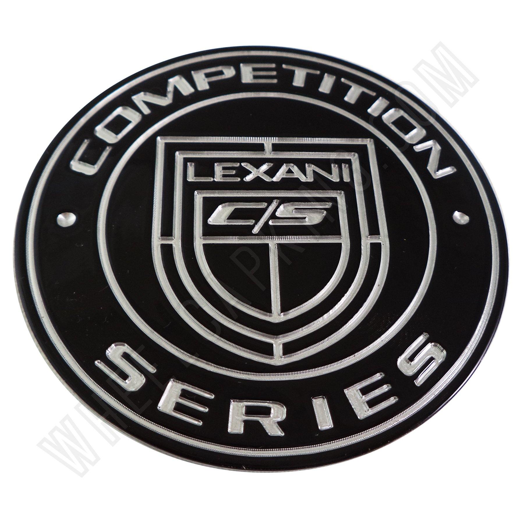 LEXANI Black Wheel Center Cap 022-AL-BLK PEGASUS GRAVITY WRAITH 24-26" (4 CAPS)