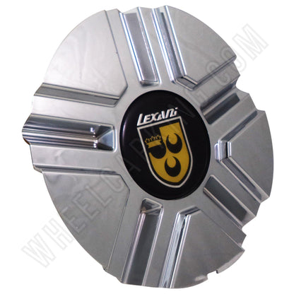 Lexani Wheels Chrome Custom Wheel Center Caps # C-4027 / CAP F-041 (4 CAPS)