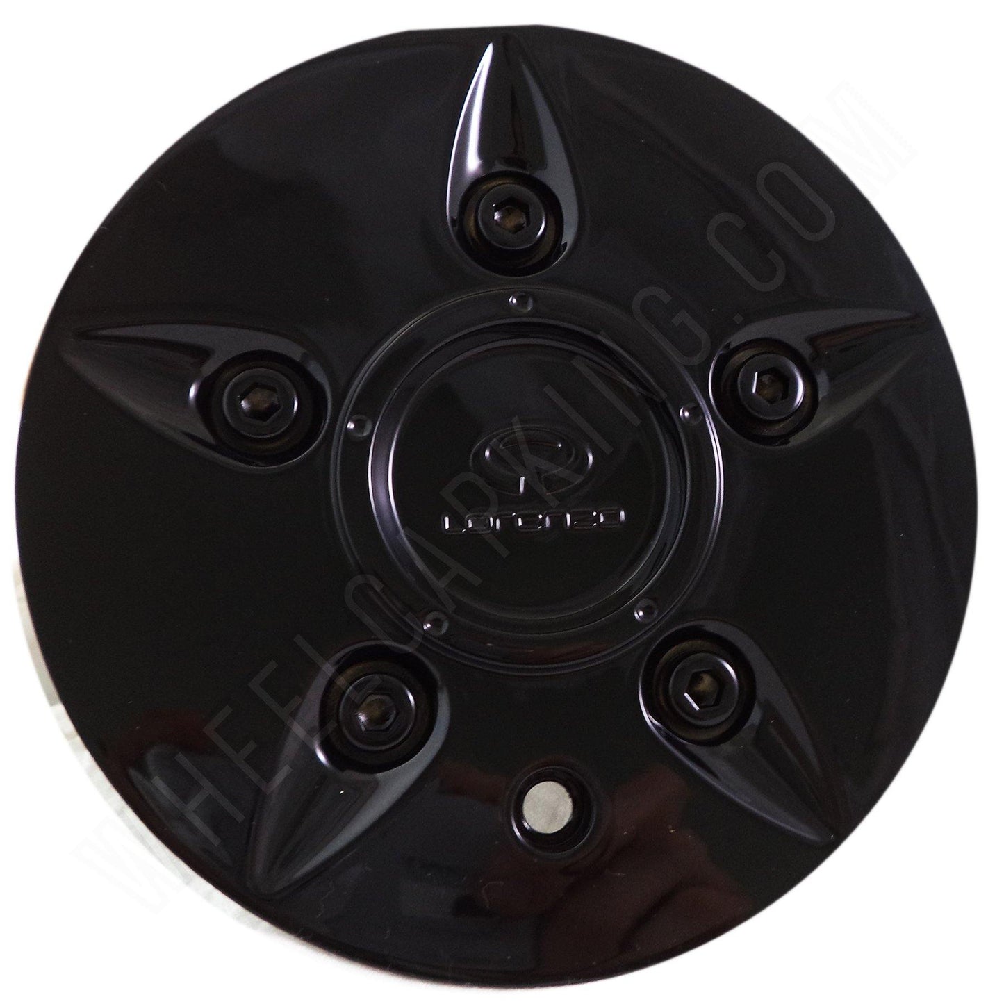 Lorenzo Wheels Gloss Black Custom Wheel Center Cap # BC-488 / 1000 WL06 (1 CAP)