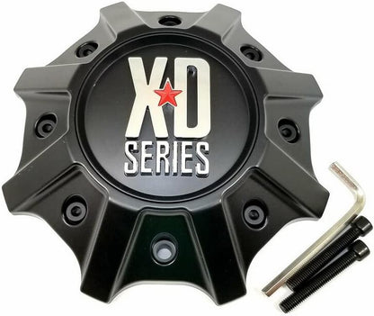 XD XD825 8X170 TALL CAP - MATTE BLACK - M-1015MB-A Wheel Center Cap (1Pc)
