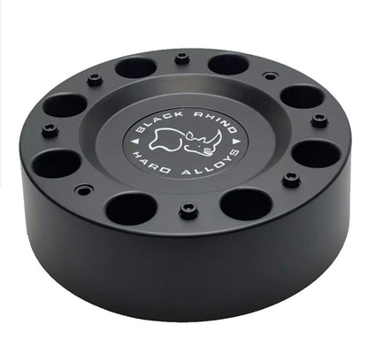Black Rhino M-1049 matte black center cap angled view