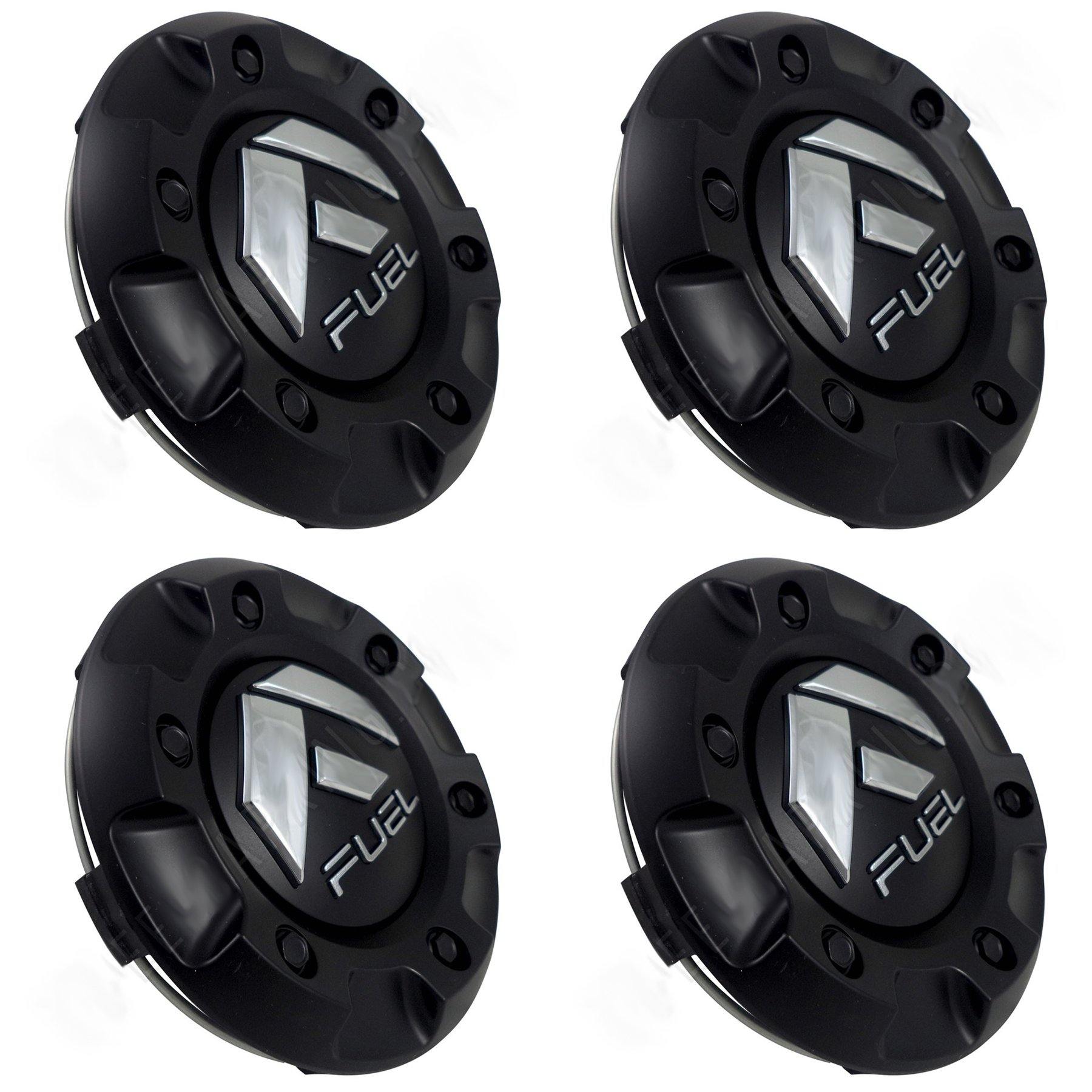 Fuel Offroad Wheels Flat Black Custom Wheel Center Cap Caps # M-447 (4 CAPS)