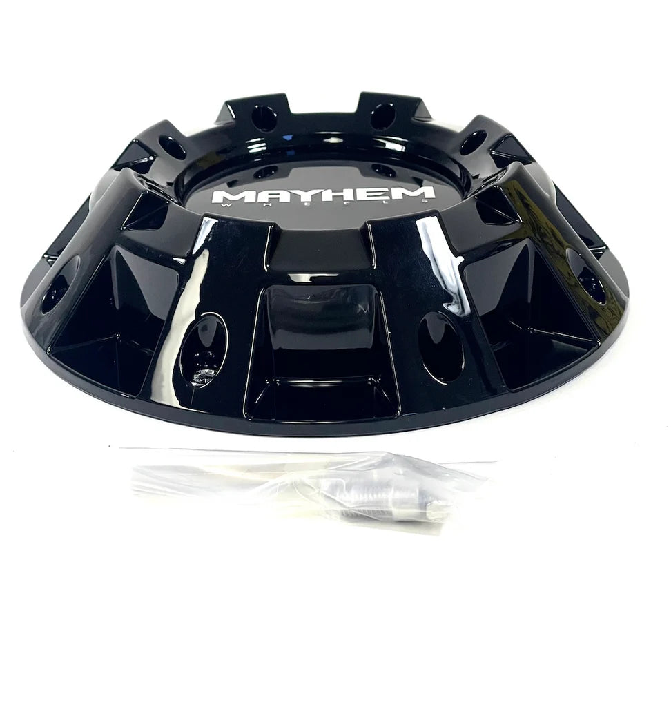 MAYHEM Monster 8100 Gloss Black Wheel Center Cap 81492090F-1 C108100BN (1Pc)