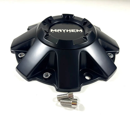 MAYHEM C108040B01 wheel center cap front view