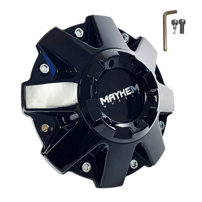 MAYHEM gloss black wheel center cap C108040B01