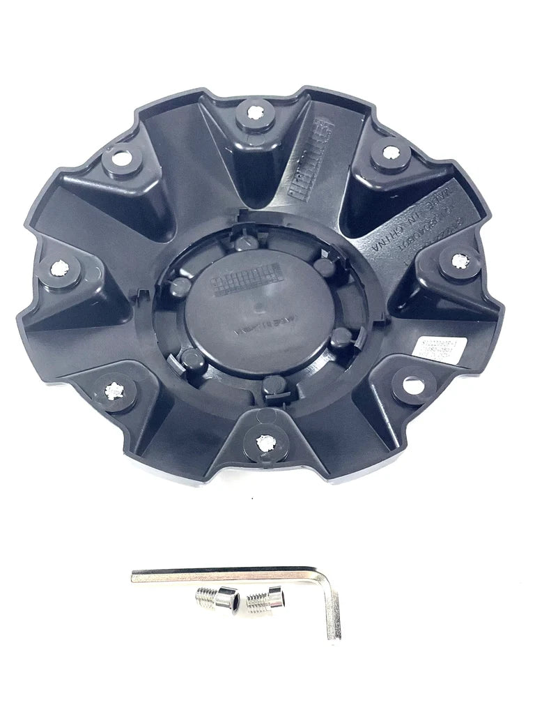 MAYHEM gloss black center cap mounting details