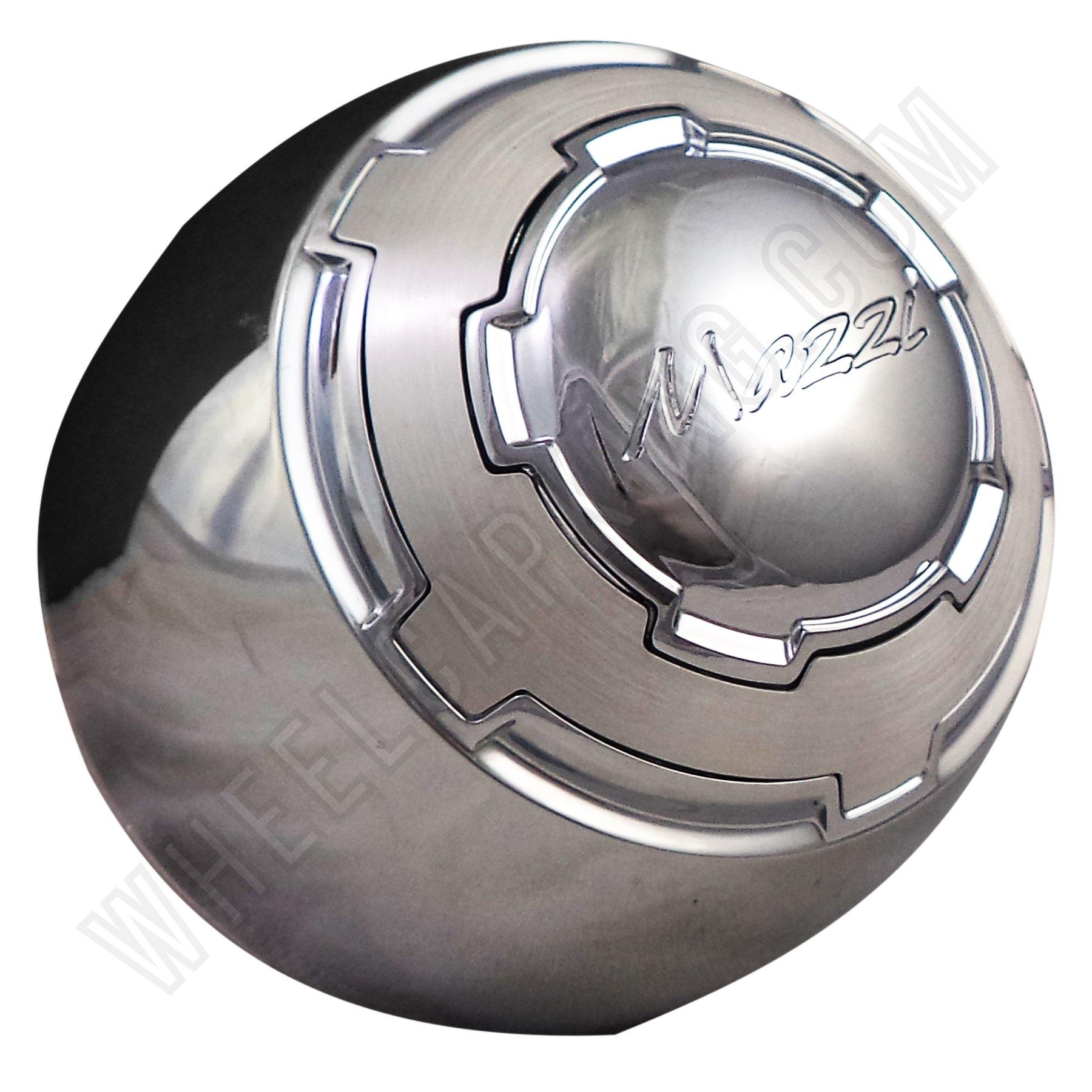 Mazzi Wheels Chrome Custom Wheel Center Caps # C10721 (4 CAPS)