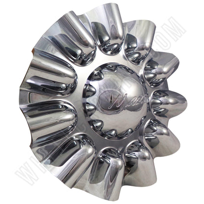 Mazzi Wheels Chrome Custom Wheel Center Caps # C10730 (4 CAPS)