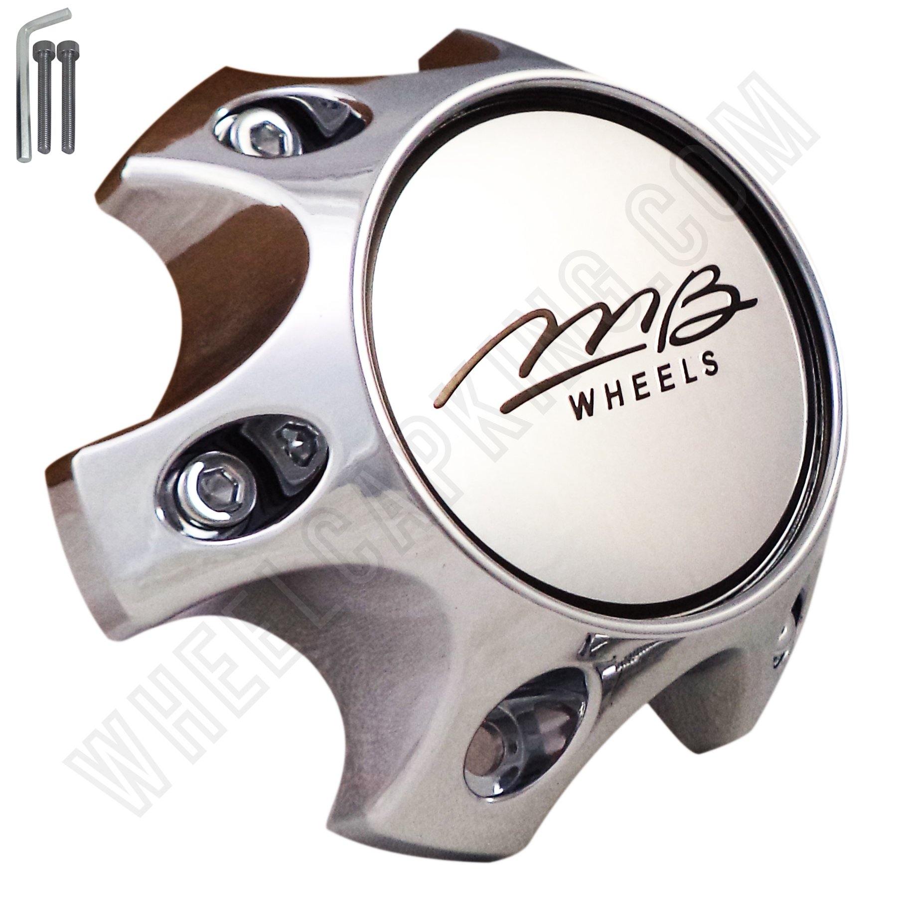 MB Motorsports Wheels Chrome Custom Wheel Center Cap # BC-788S (4 CAPS)
