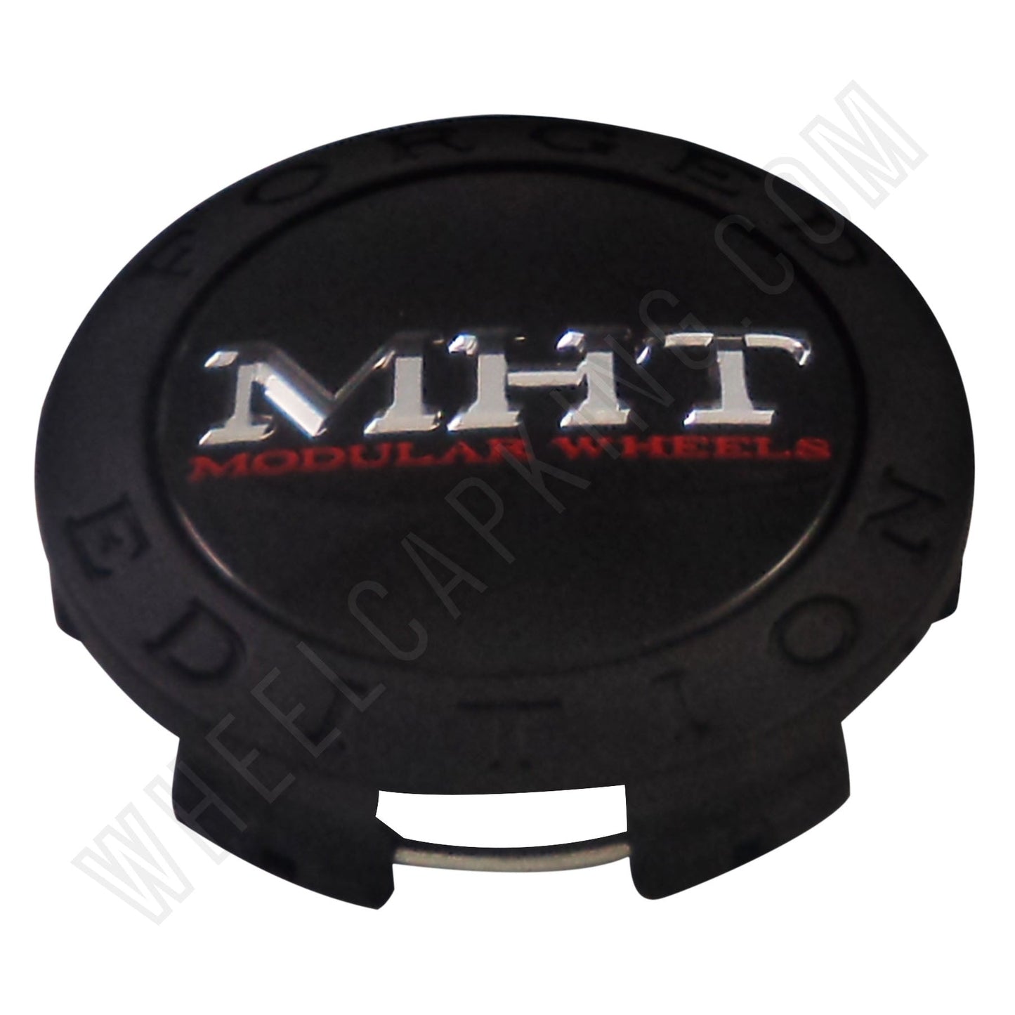 MHT Wheels Flat Black Custom Wheel Center Cap # 1001-02 (1 CAP)