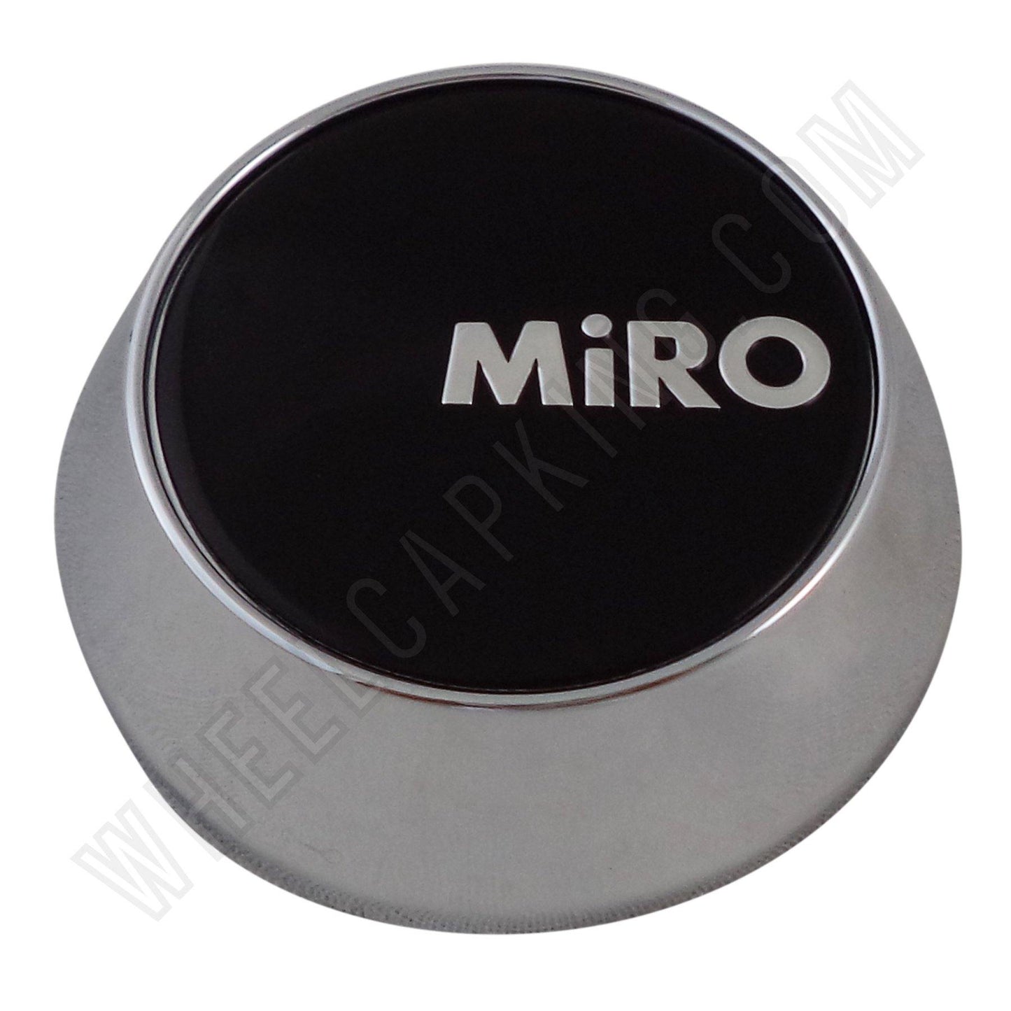 Miro Wheels Chrome / Black Custom Wheel Center Cap # MG-P1122 (4 CAPS)