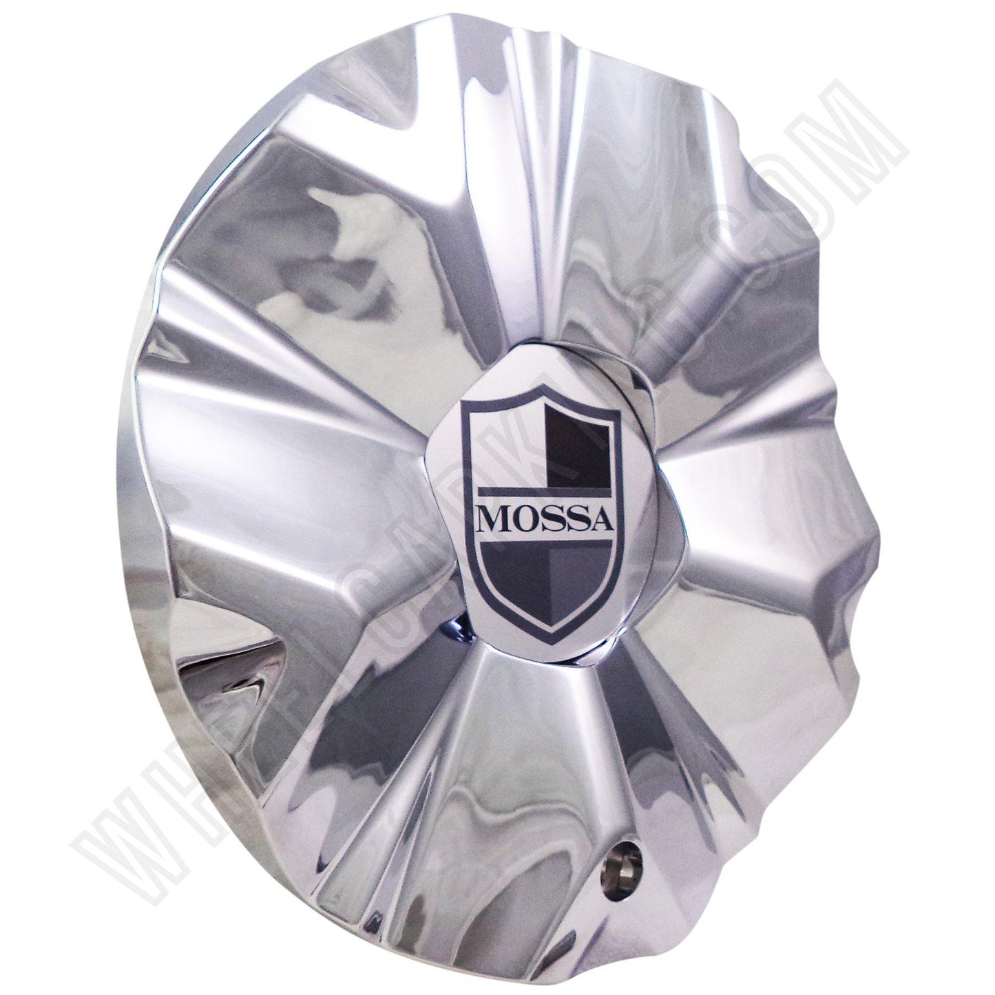 Mossa Wheels Chrome Custom Wheel Center Caps # 748-RWD /MS-CAP-L194 (1 CAP)