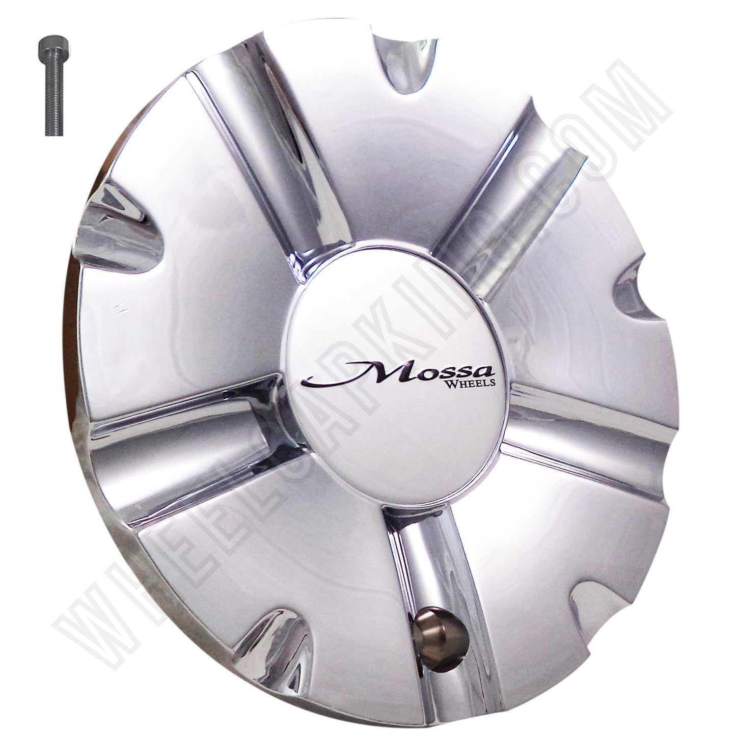 Mossa Wheels Chrome Custom Wheel Center Caps # C-742 / CAP-742C (4 CAPS)