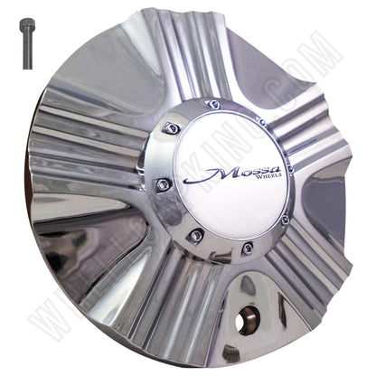 Mossa Wheels Chrome Custom Wheel Center Caps # C-743 / CAP-743C (1 CAP)