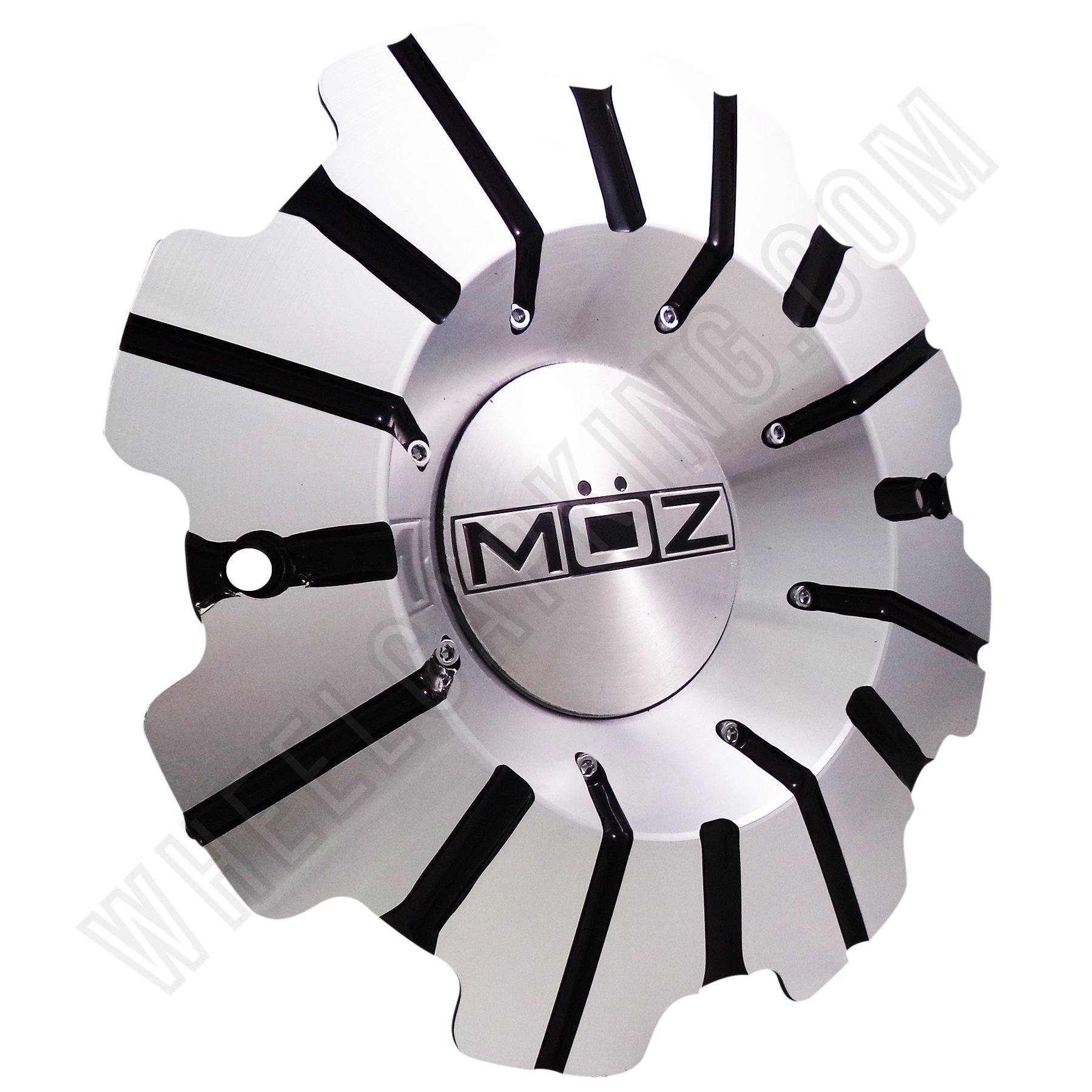 Moz Wheels Chrome Metal Custom Wheel Center Cap # J933-2410 (1 CAP)