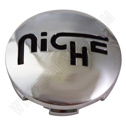 Niche Wheels Chrome Custom Wheel Center Caps # 1121K63 / 1001-08 (1 CAP)