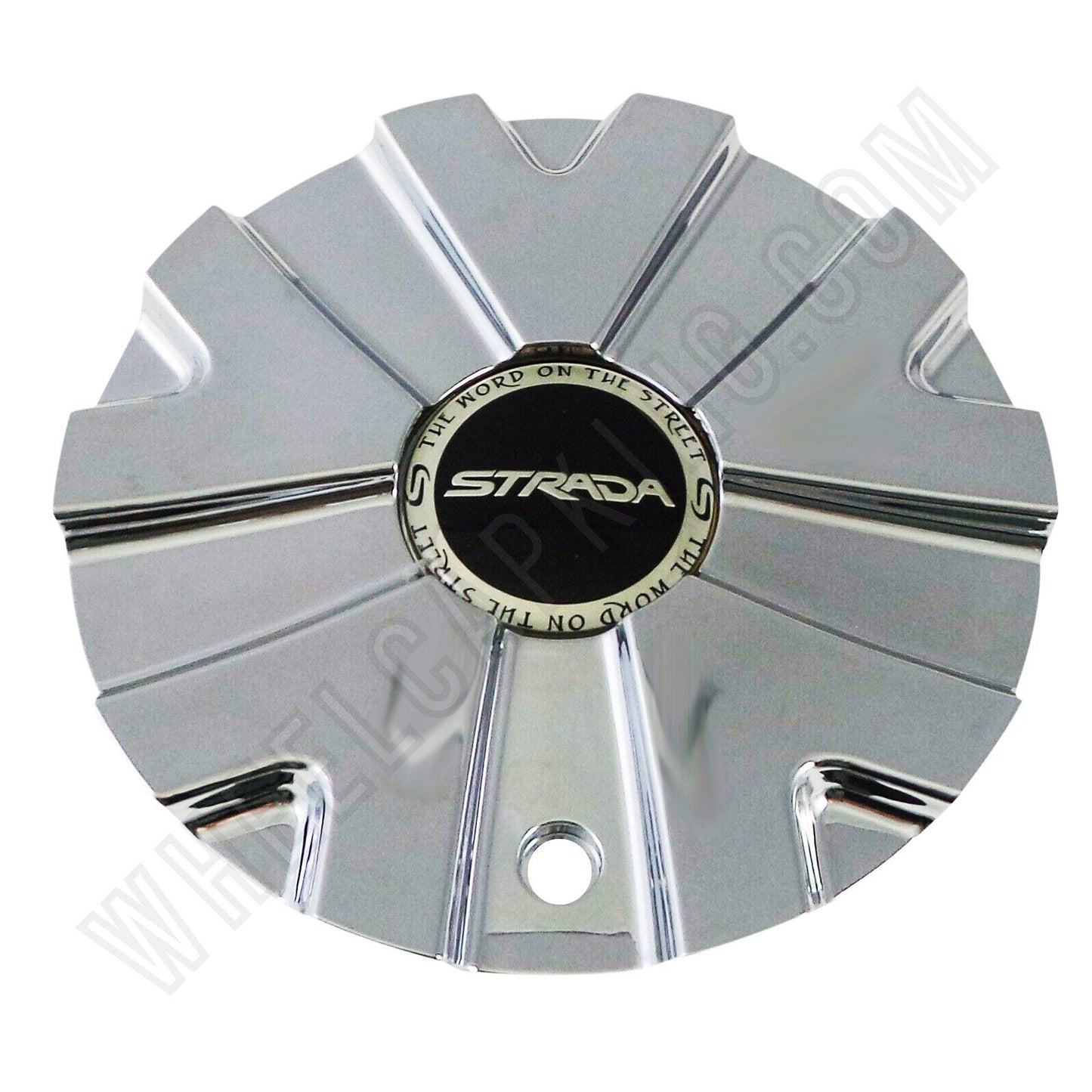 Strada Wheels Chrome Custom Wheel Center Cap # P5193-2285-CAP (1 CAP)