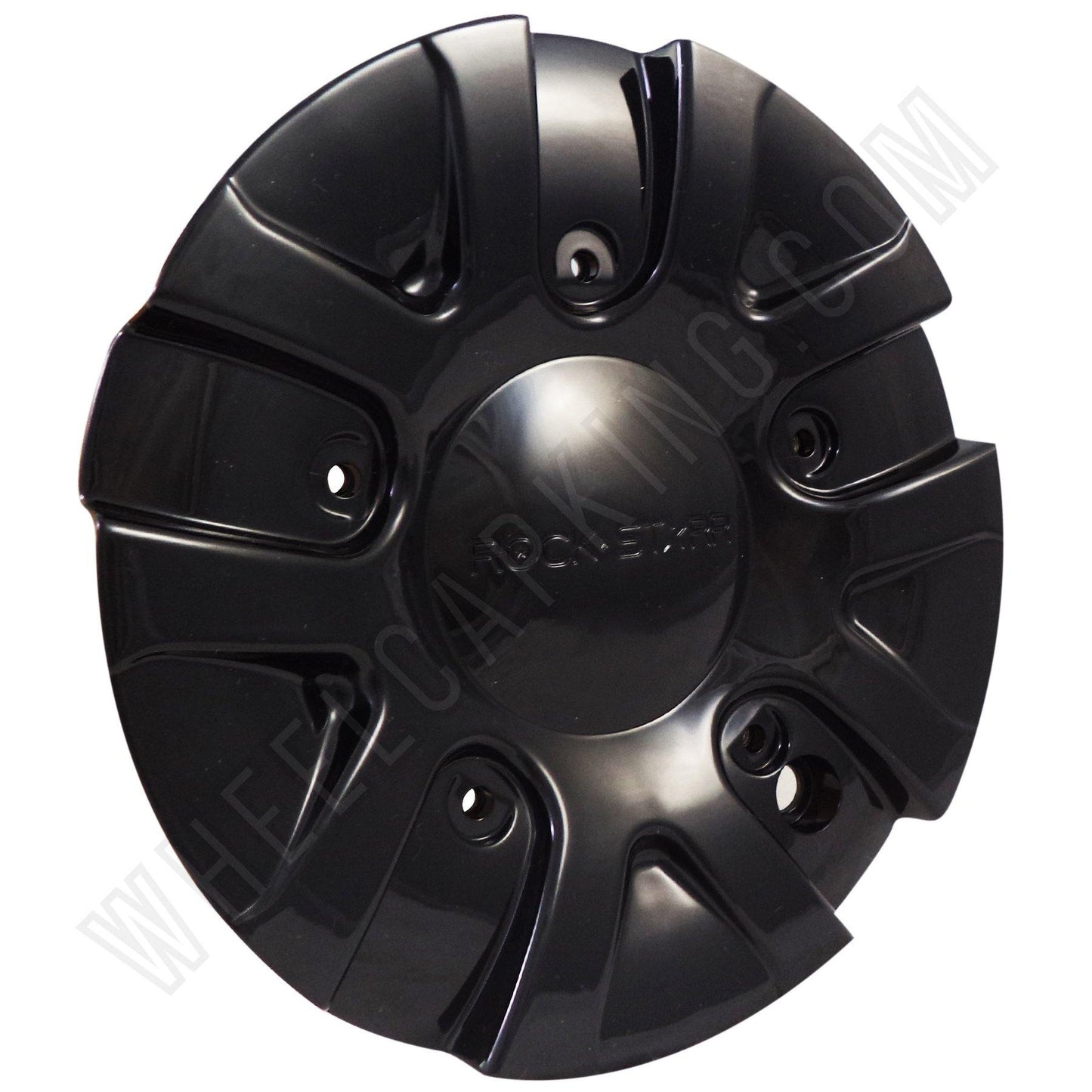 ROCKSTARR Alloy Wheels Gloss Black Custom Wheel Center Caps # C-139 (4 CAPS)