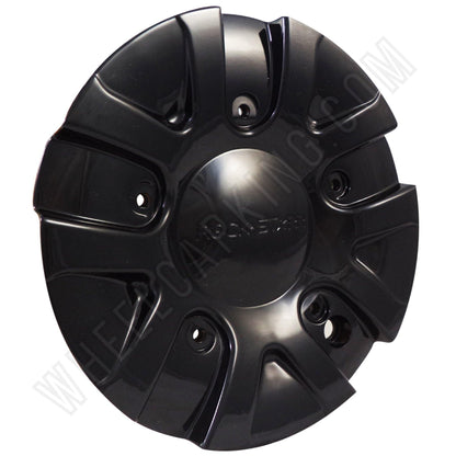 ROCKSTARR Alloy Wheels Gloss Black Custom Wheel Center Caps # C-139 (4 CAPS)