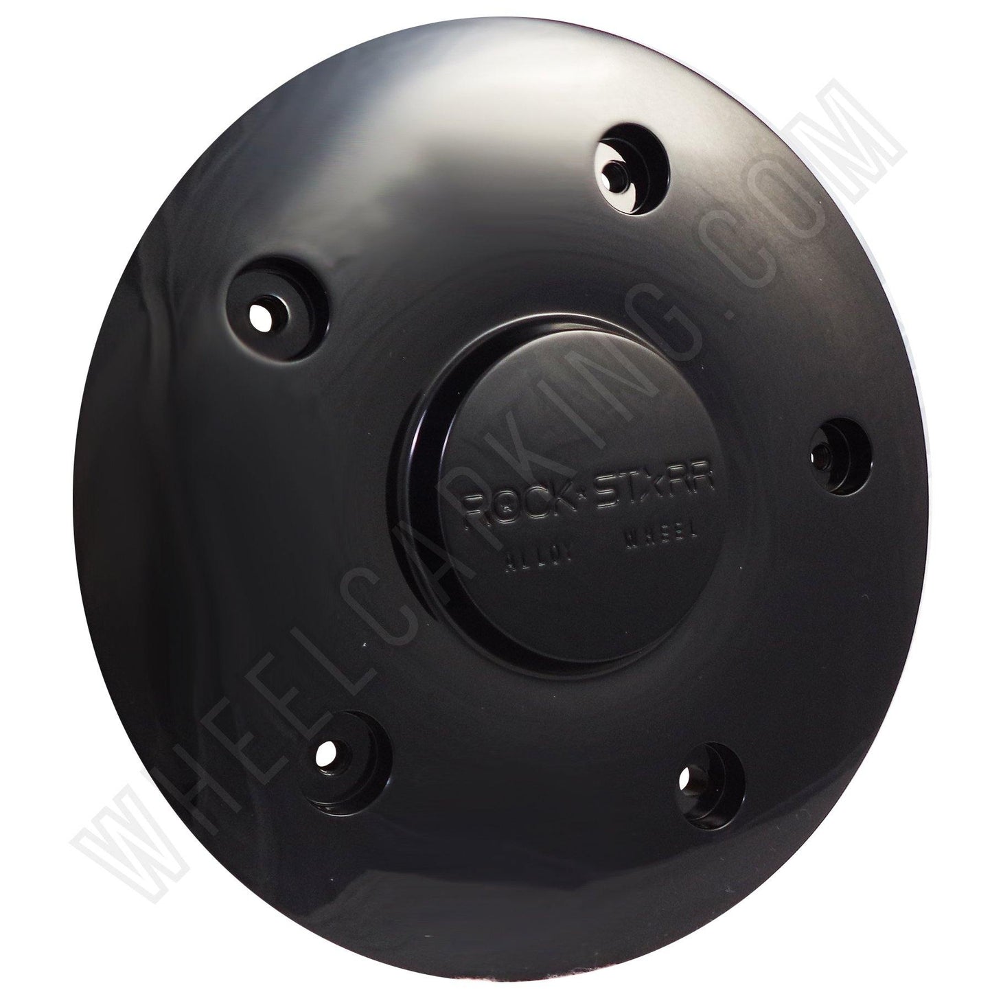 Rock Starr Wheels Gloss Black Custom Wheel Center Cap # CAP522L185 (1 CAP)