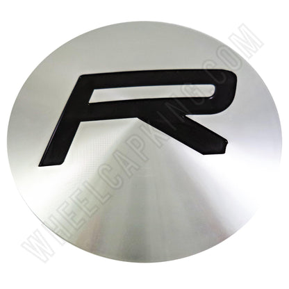 Rovos Wheels Silver Custom Wheel Center Cap # GB-R (4 CAPS)