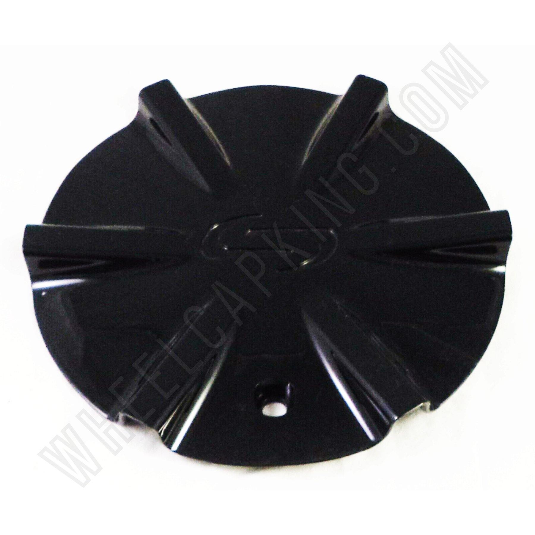 Strada Wheels Gloss Black Custom Wheel Center Cap Caps # S07 / 6462295F-2 (1 CAP)