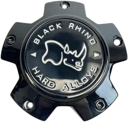 Black Rhino Hard Alloys CAP BR 5/140 GL BLK (M-871) (S1206-14) - CCBR5140GBFLAT Wheel Center Cap (1Pc)