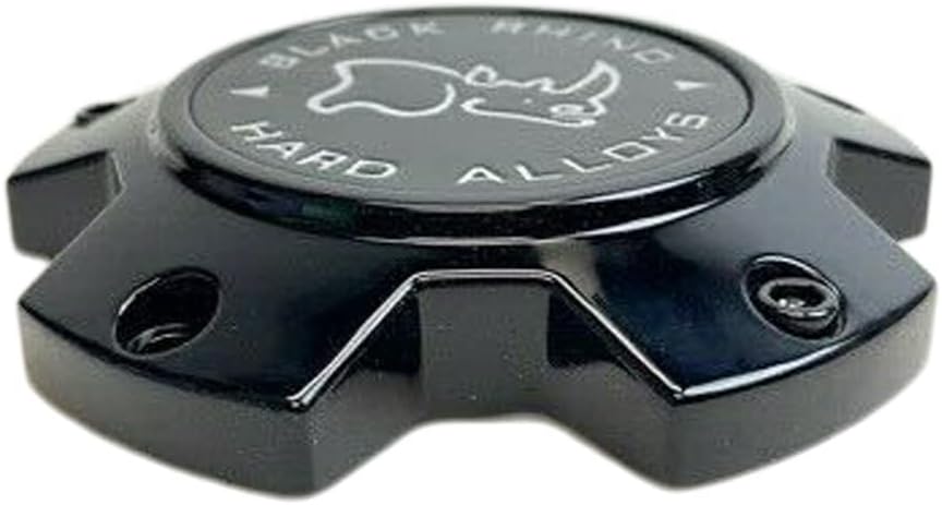 Black Rhino Hard Alloys CAP BR 5/140 GL BLK (M-871) (S1206-14) - CCBR5140GBFLAT Wheel Center Cap (1Pc)