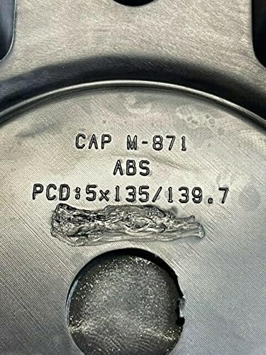 Black Rhino Hard Alloys CAP BR 5/140 GL BLK (M-871) (S1206-14) - CCBR5140GBFLAT Wheel Center Cap (1Pc)