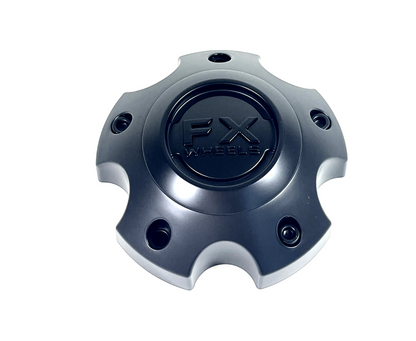 Ultra / FX Motorsports Wheels Flat Black Wheel Center Cap # 89-9755 (1 CAP)
