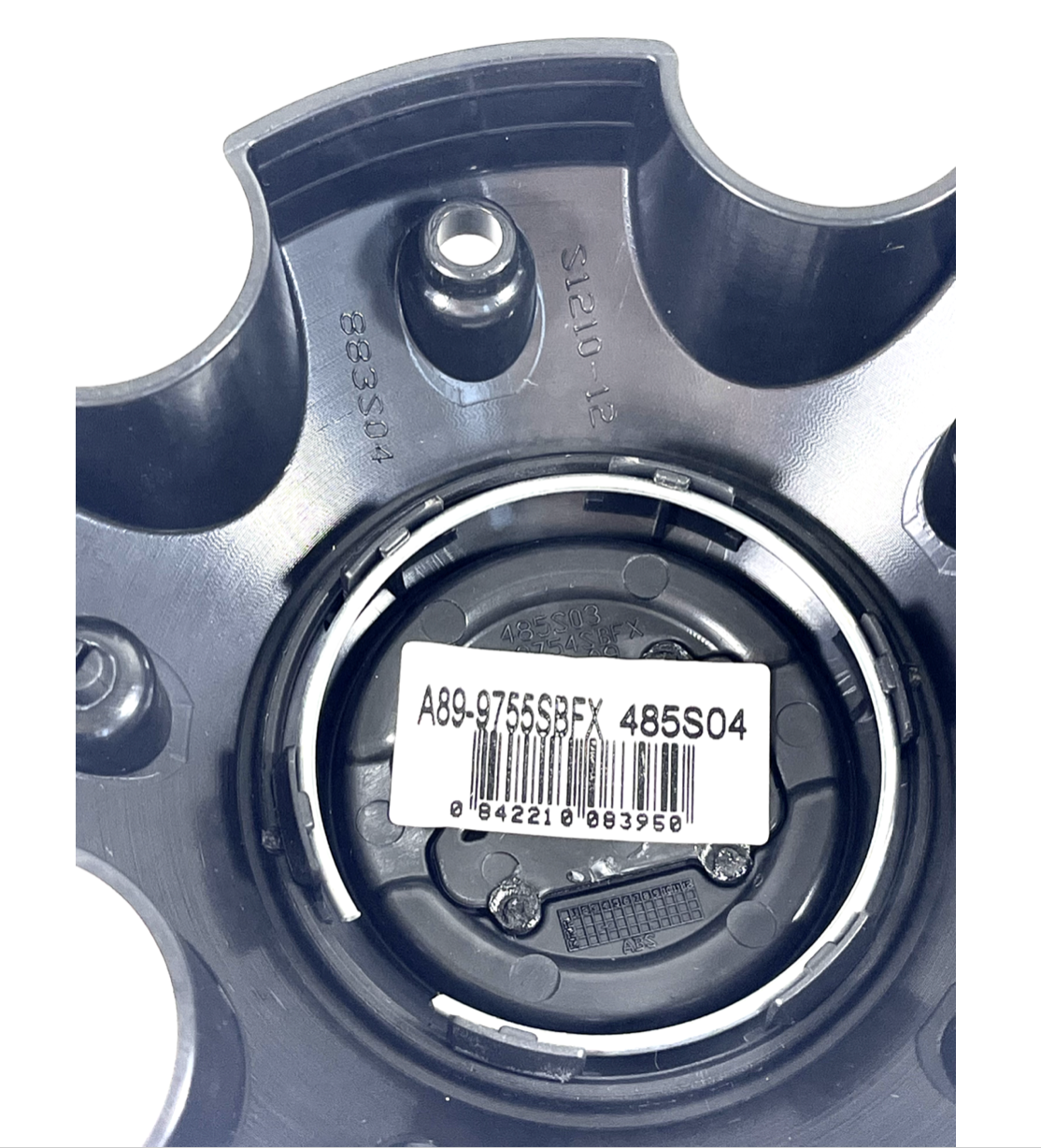 Ultra / FX Motorsports Wheels Flat Black Wheel Center Cap # 89-9755 (4 CAPS)
