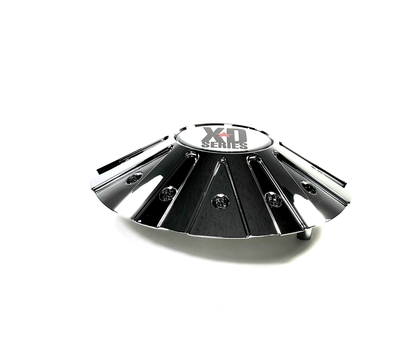 KMC XD Series Wheels Chrome Custom Wheel Center Caps # 846L215 (1 CAP)