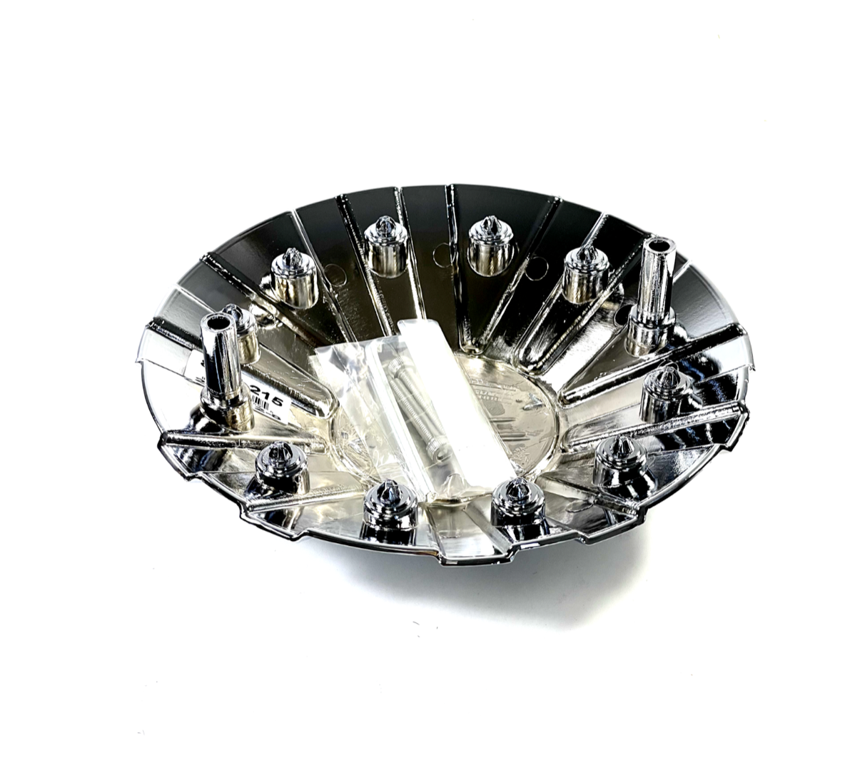 KMC XD Series Wheels Chrome Custom Wheel Center Caps # 846L215 (1 CAP)
