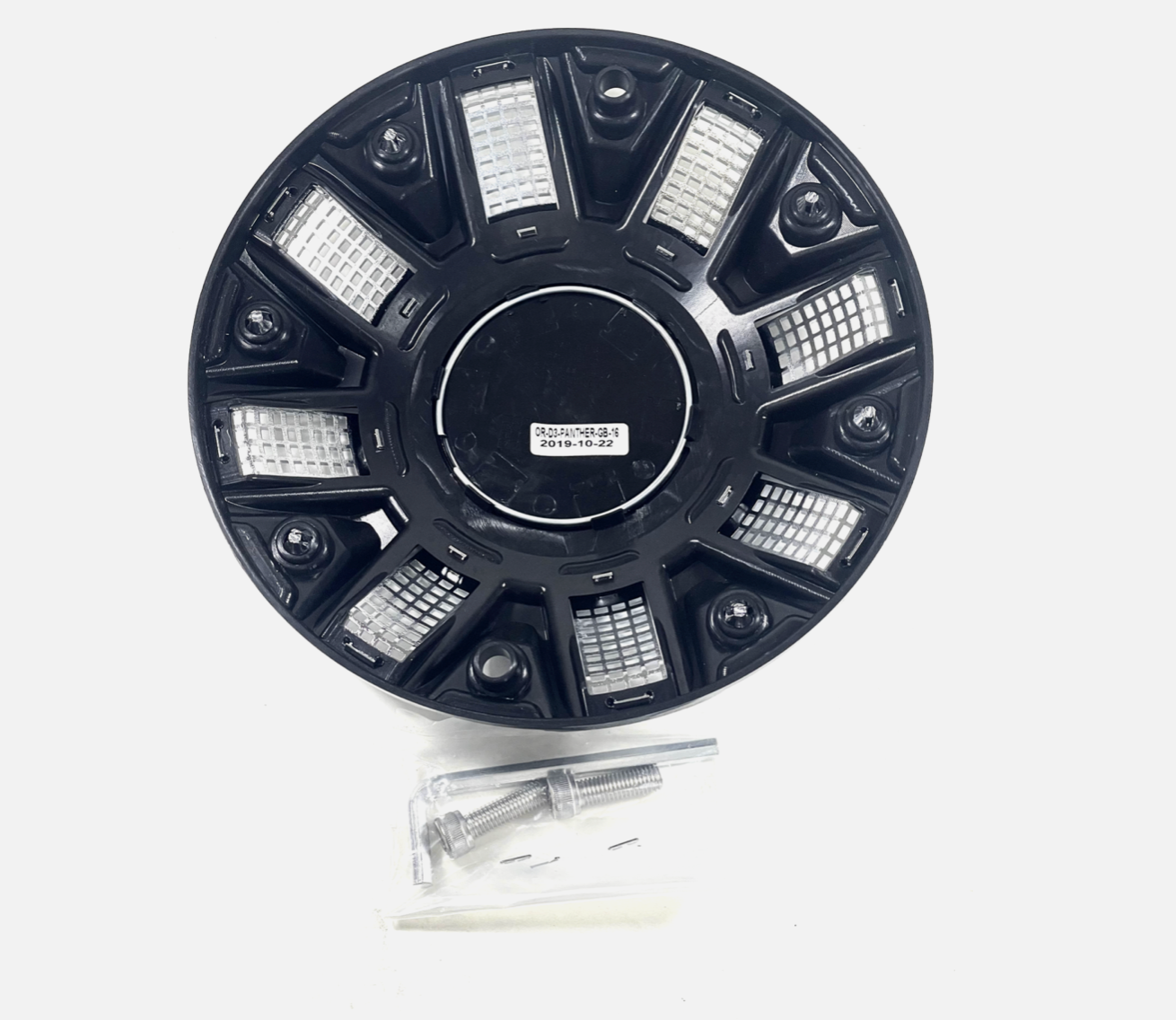 Panther / Ballistic Gloss Black Chrome Wheel Center Cap CAP OR-D3 CAP OR-D + screws