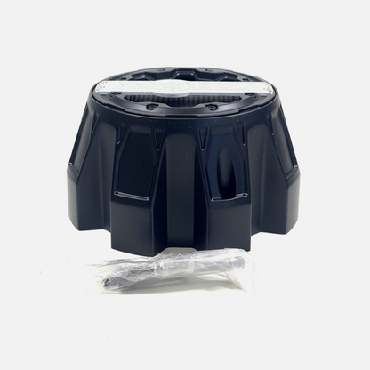 WORX / Ultra Motorsports Matte Black Wheel Center Cap 83182090F-1B A89-0087SB + SCREWS