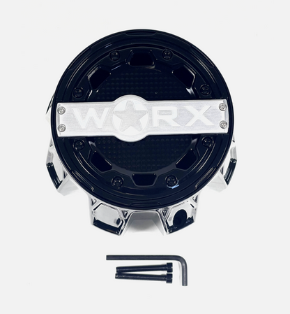 WORX / Ultra Motorsports Gloss Black Wheel Center Cap WRX-0087BKL / A89-0087BKL