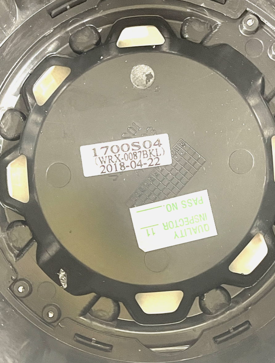 WORX / Ultra Motorsports Gloss Black Wheel Center Cap WRX-0087BKL / A89-0087BKL