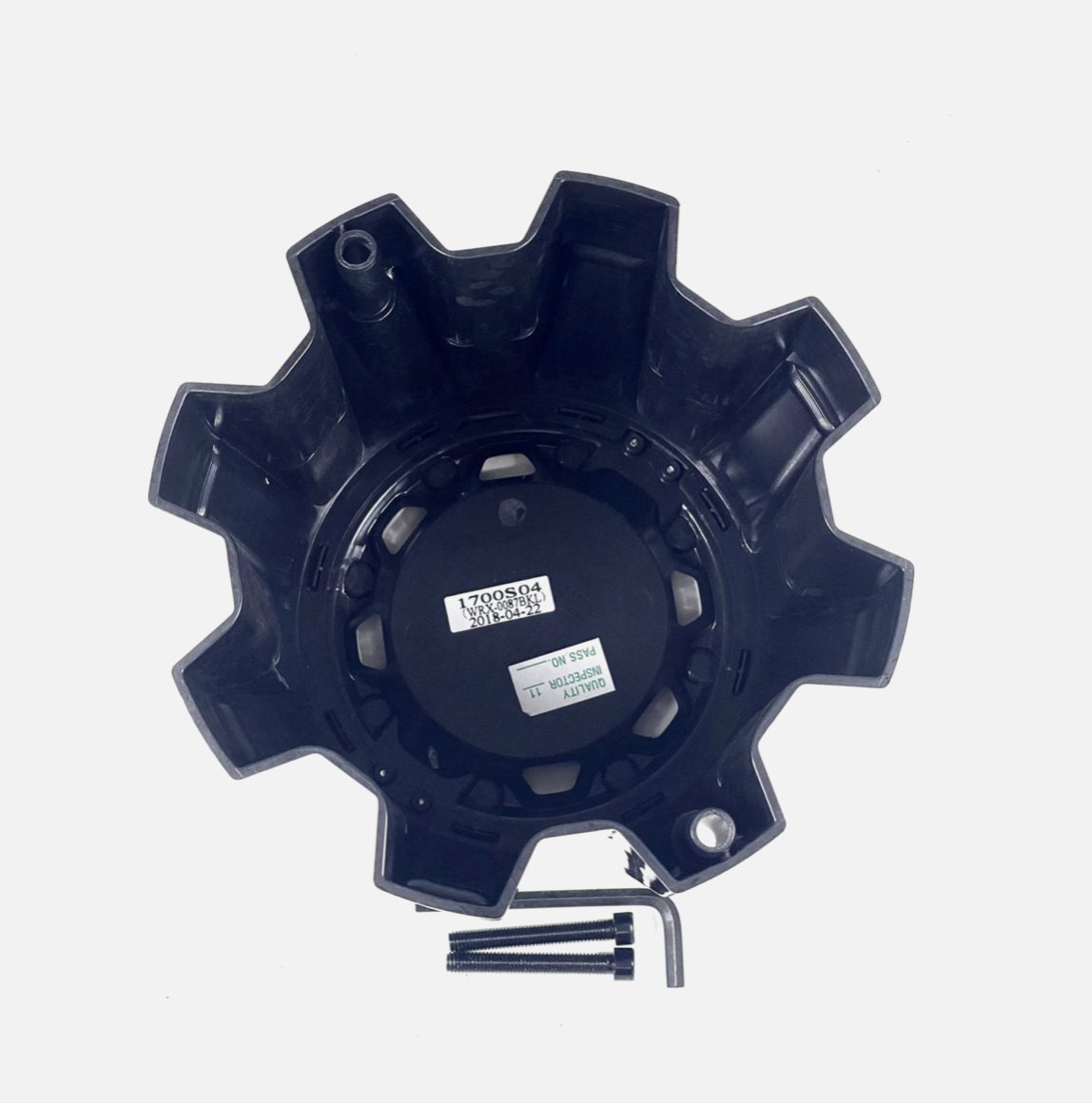 WORX / Ultra Motorsports Gloss Black Wheel Center Cap WRX-0087BKL / A89-0087BKL